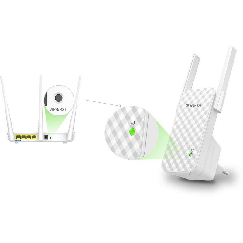 Tenda wireless a9 n300 universal range extender
