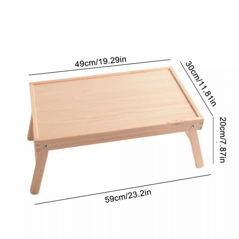 Bamboo breakfast table tray