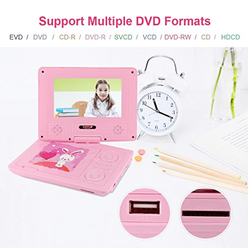 Digital kids laptop with portable dvd player