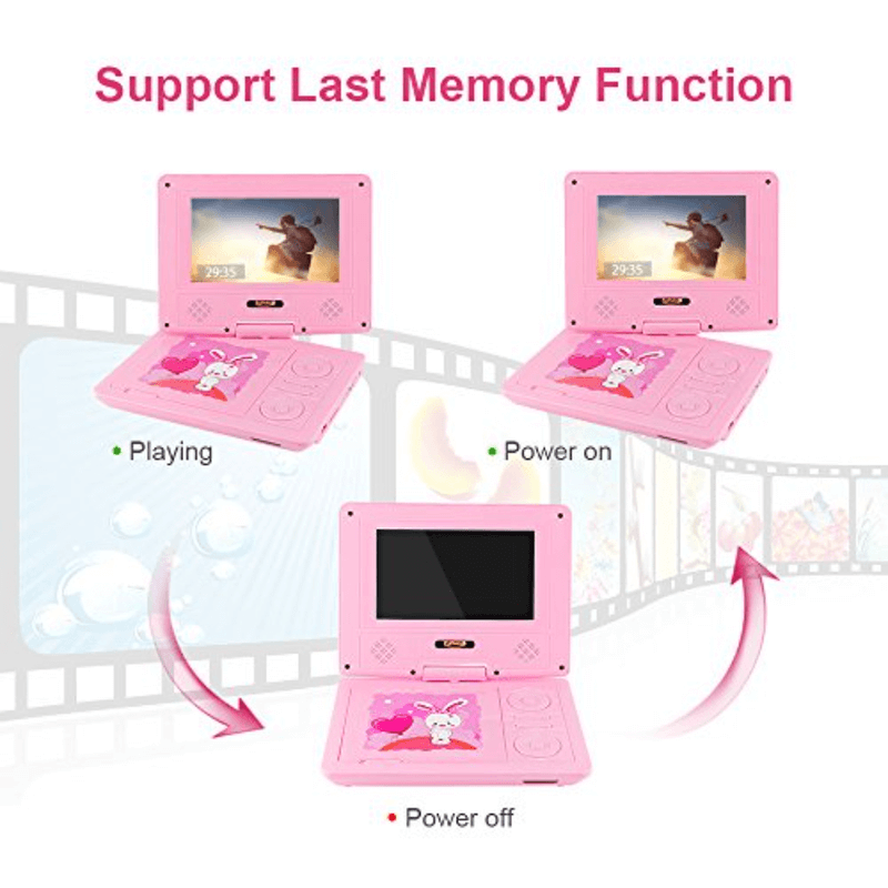 Digital kids laptop with portable dvd player