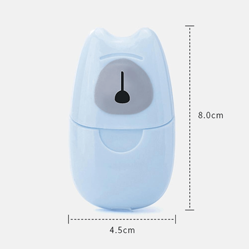 2 pcs portable paper soap disposable hand wash