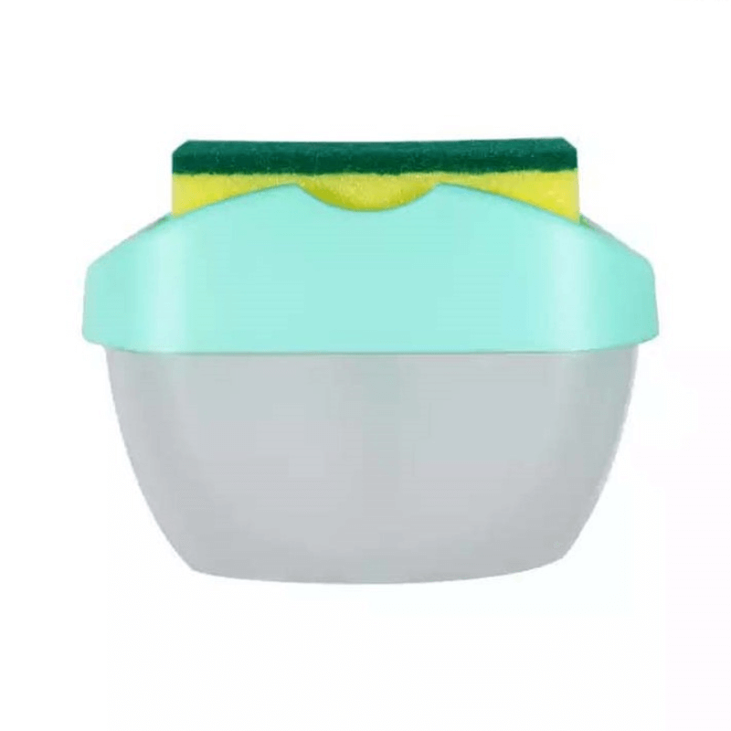 Sponge dish soap box and dispenser