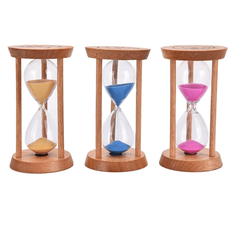 1unit wooden frame sand clock hourglass