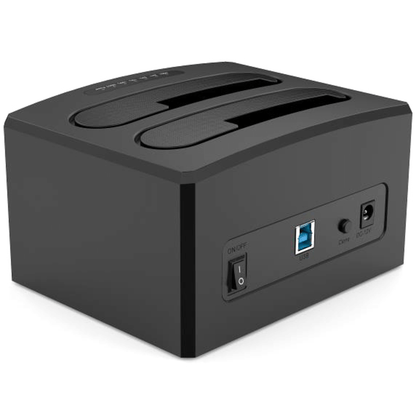 Dual bay usb 3.0 1 to 1 clone hdd docking station