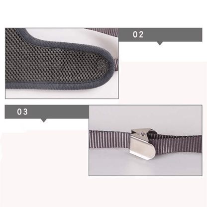 Soft harness + leash reflective vest for dogs