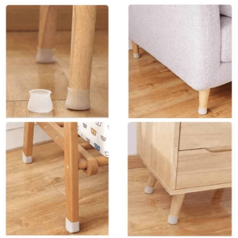 12 pcs pvc furniture leg protection cover