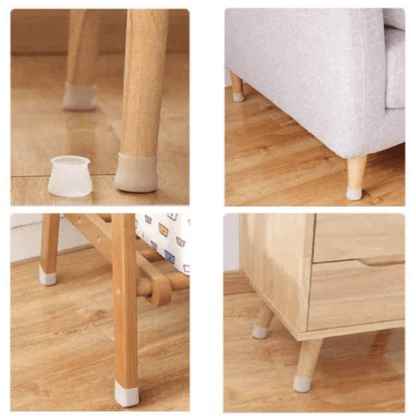 12 pcs pvc furniture leg protection cover