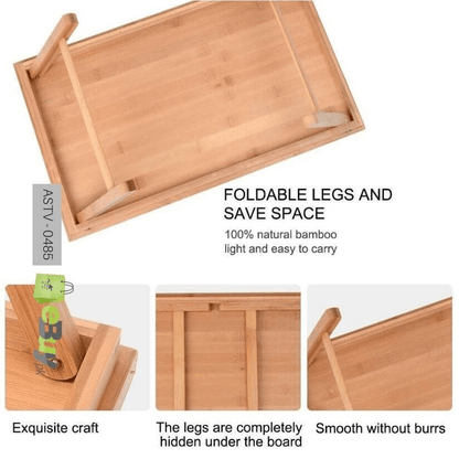 Bamboo bed tray