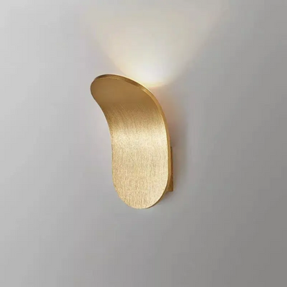 Golden luminaire led wall light