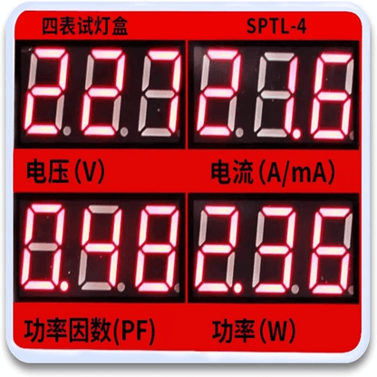 Circuit testing device led power tester