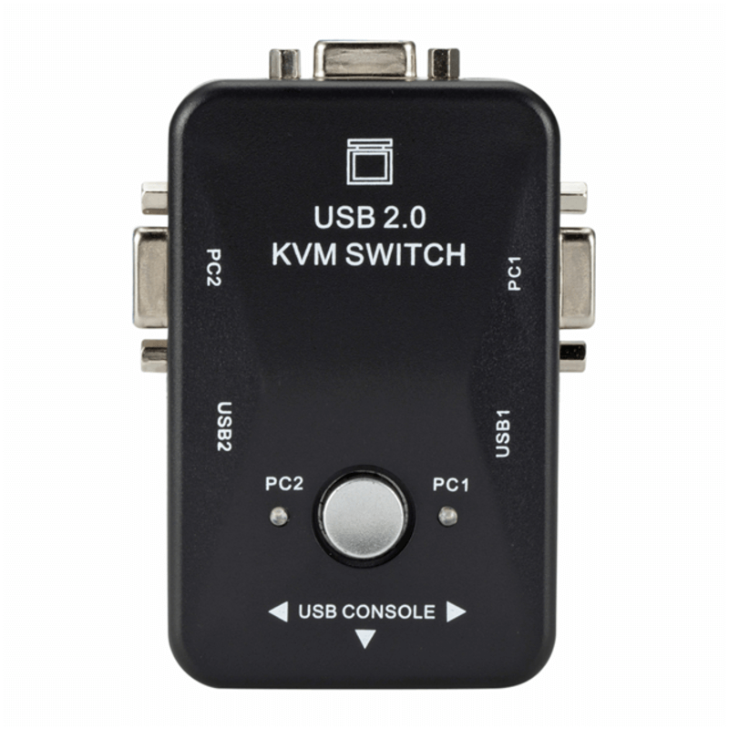 Kvm switch usb 2 ports manually monitor