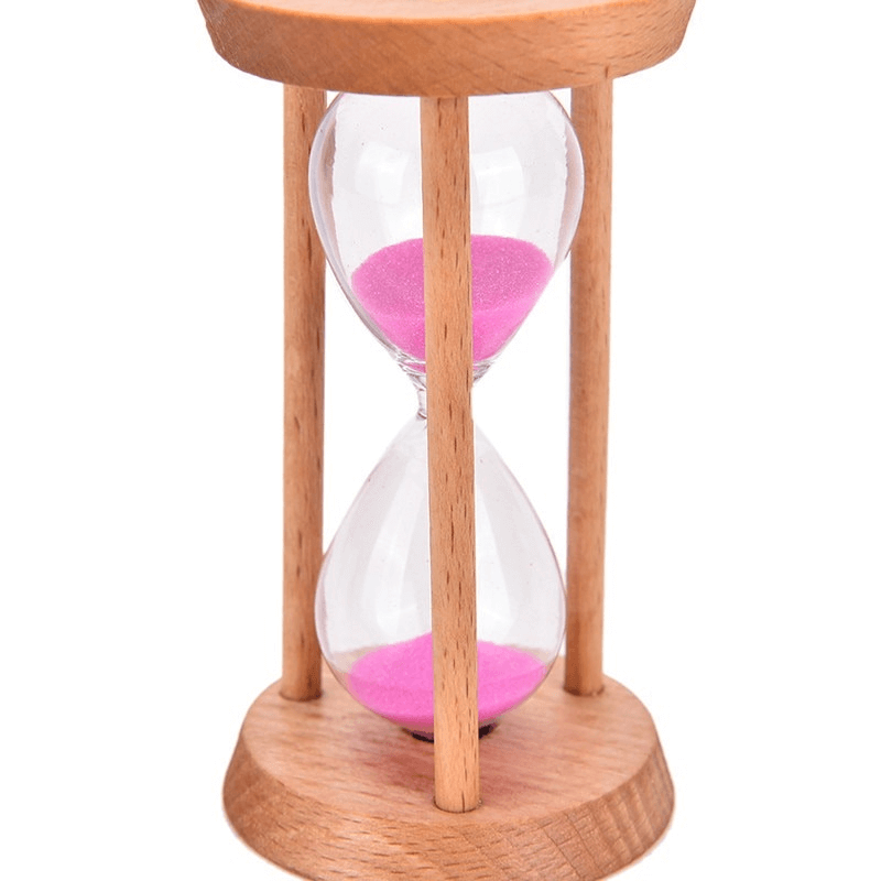 1unit wooden frame sand clock hourglass