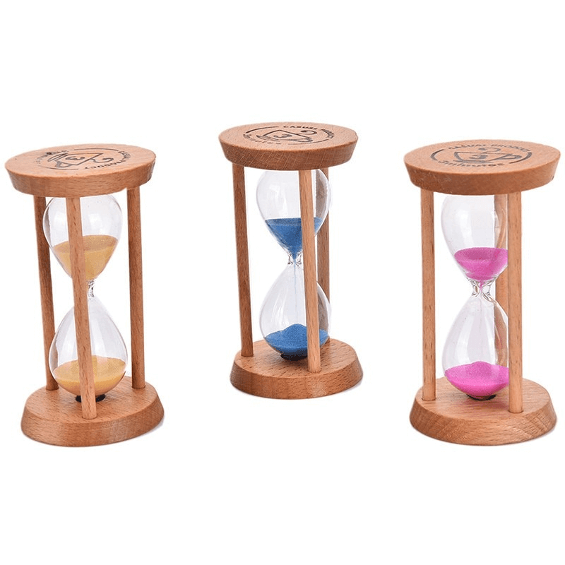 1unit wooden frame sand clock hourglass