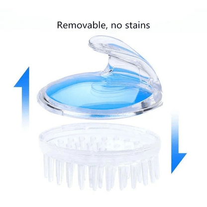 Soft silicone hair brush anti hair loss