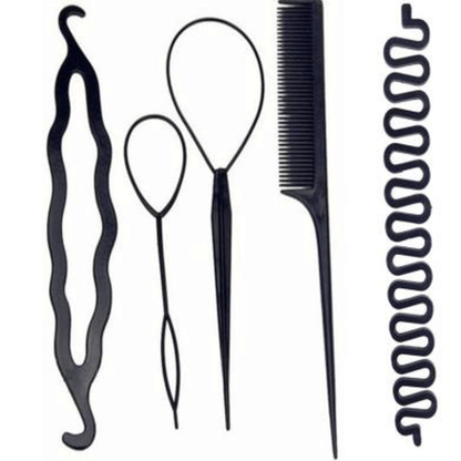 5 pcs diy hairstyling clip tool set