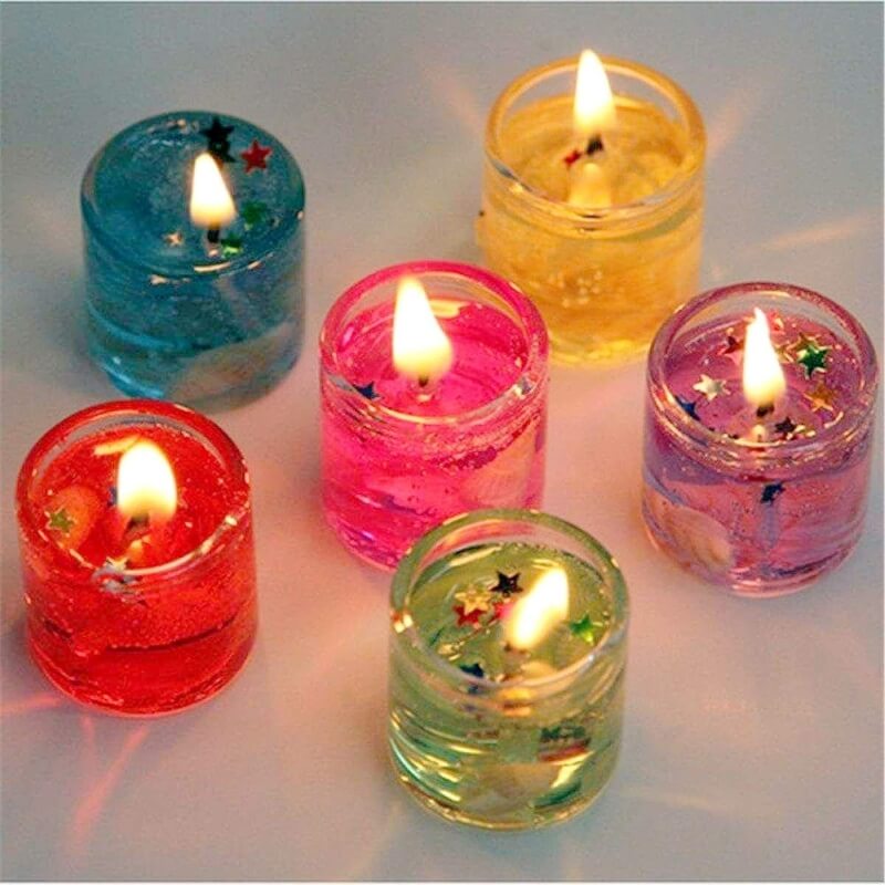 Wax candles 6 pcs