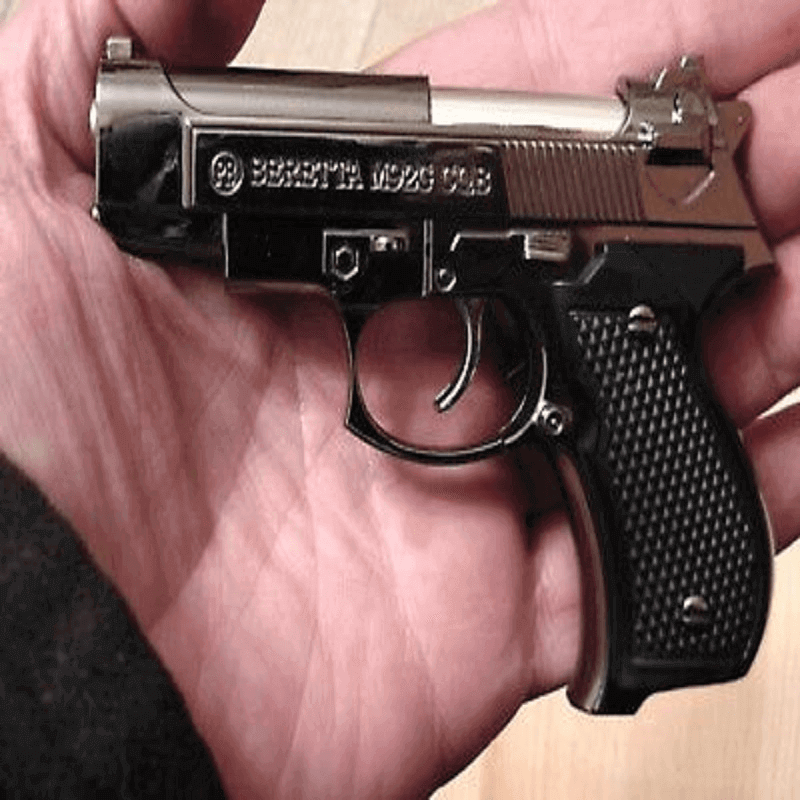 Mini pistol gun lighter beretta m92g cqb shaped