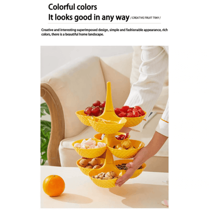 Multi layer snack tray fruit basket