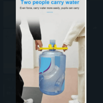 Advanced water bottle handle dual grip