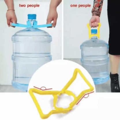 Advanced water bottle handle dual grip