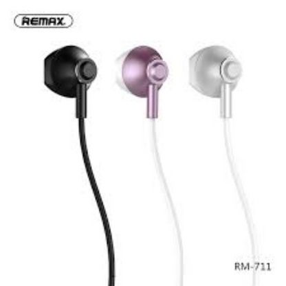 Remax wired earphone for calls & music rm-711