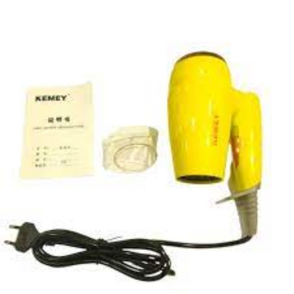 Kemei km-8895 high-power anion hair dryer yellow