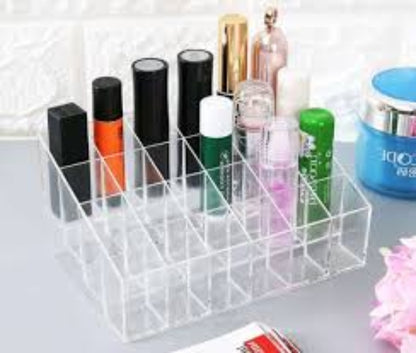 Lipstick-jewelry storage box, makeup organizer holder