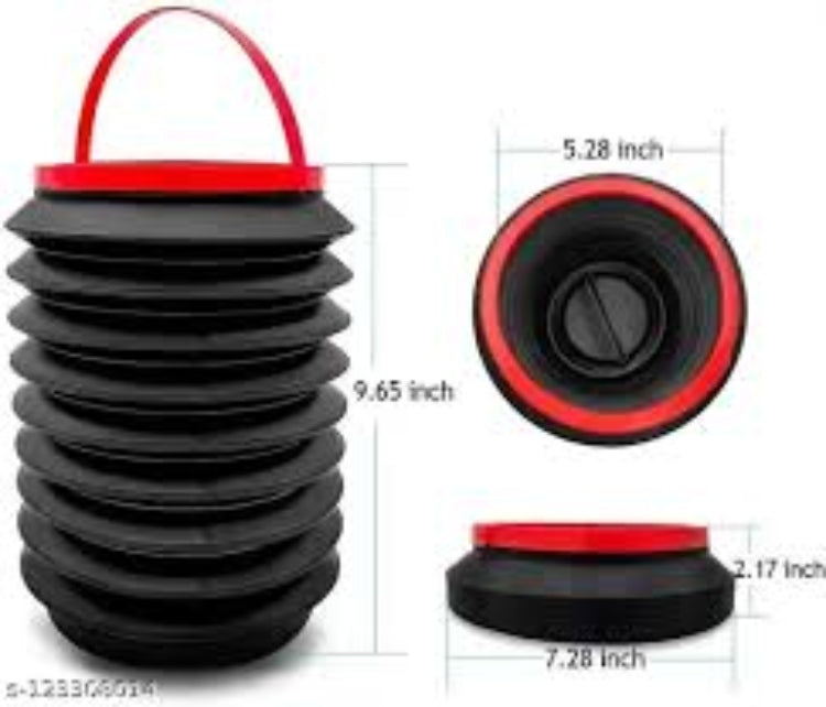 Foldable bucket portable storage mini trash can