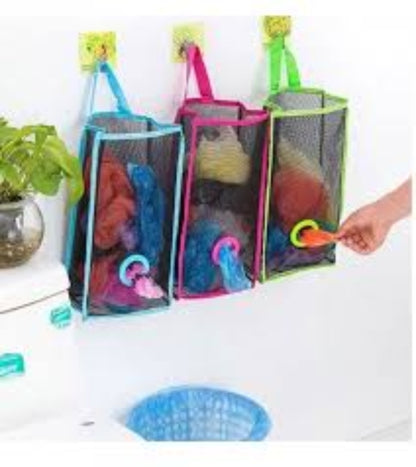 Hanging mesh disposable bag