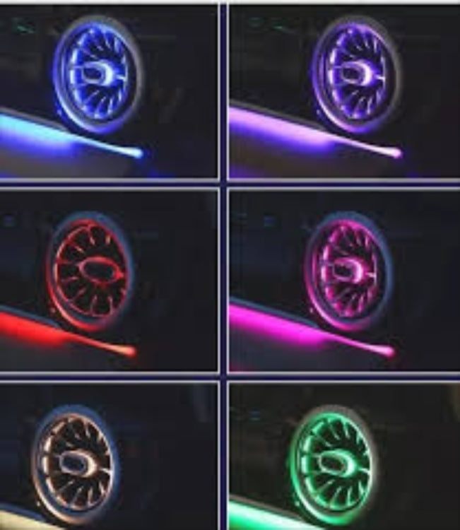 Led light car air conditioner