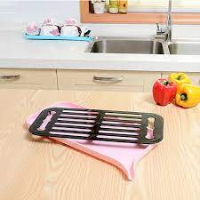 Kitchen organizer drain double layer dish rack