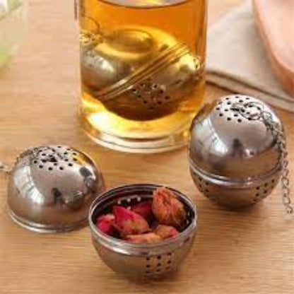 Pack-of-2 stainless steel tea ball infuser