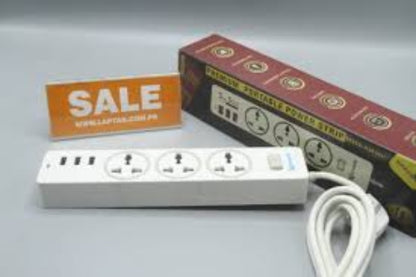Speed x-303 power strip socket 3 switch sockets and 3 usb ports