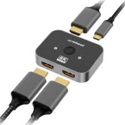 Hdmi bi-directrion dual function switch and hdmi splitter