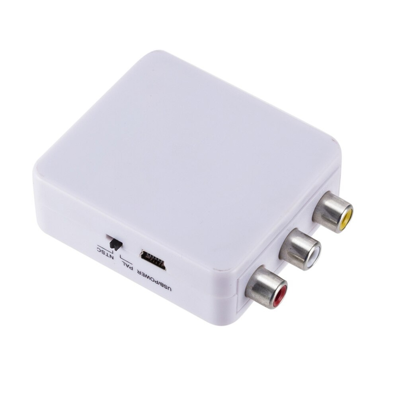 Full hd 1080p vga to av converter plug and play