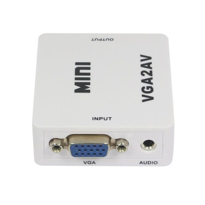 Full hd 1080p vga to av converter plug and play