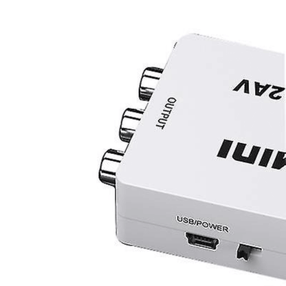 Full hd 1080p vga to av converter plug and play