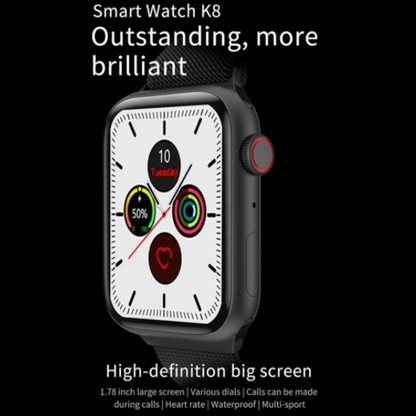 K8 smart watch heart rate monitor fitness tracker