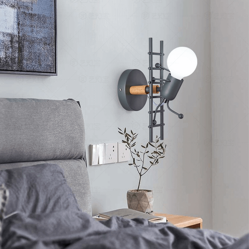 Little man bulb holder