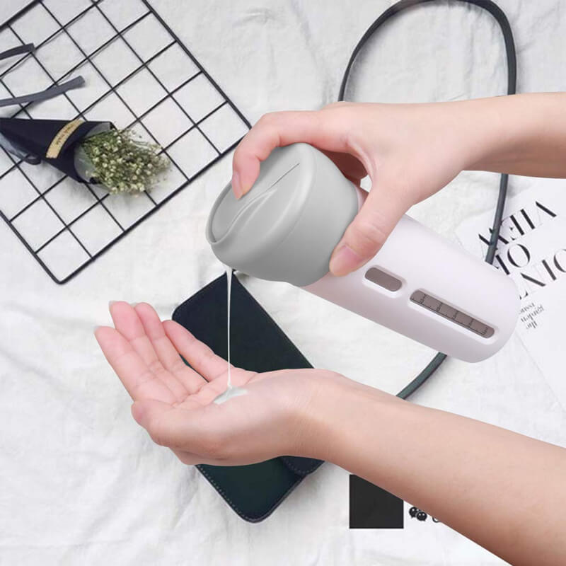 Mini handy dispenser with four small bottle