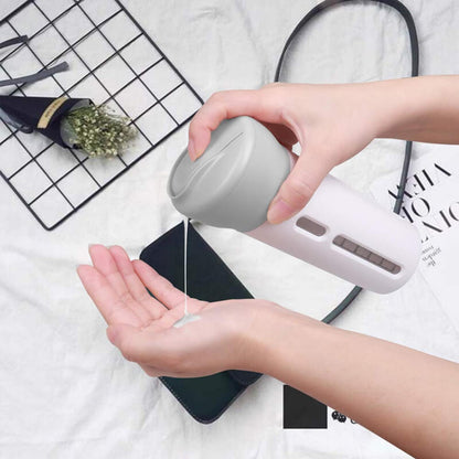 Mini handy dispenser with four small bottle