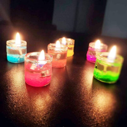 Wax candles 6 pcs