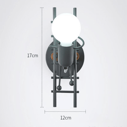 Little man bulb holder