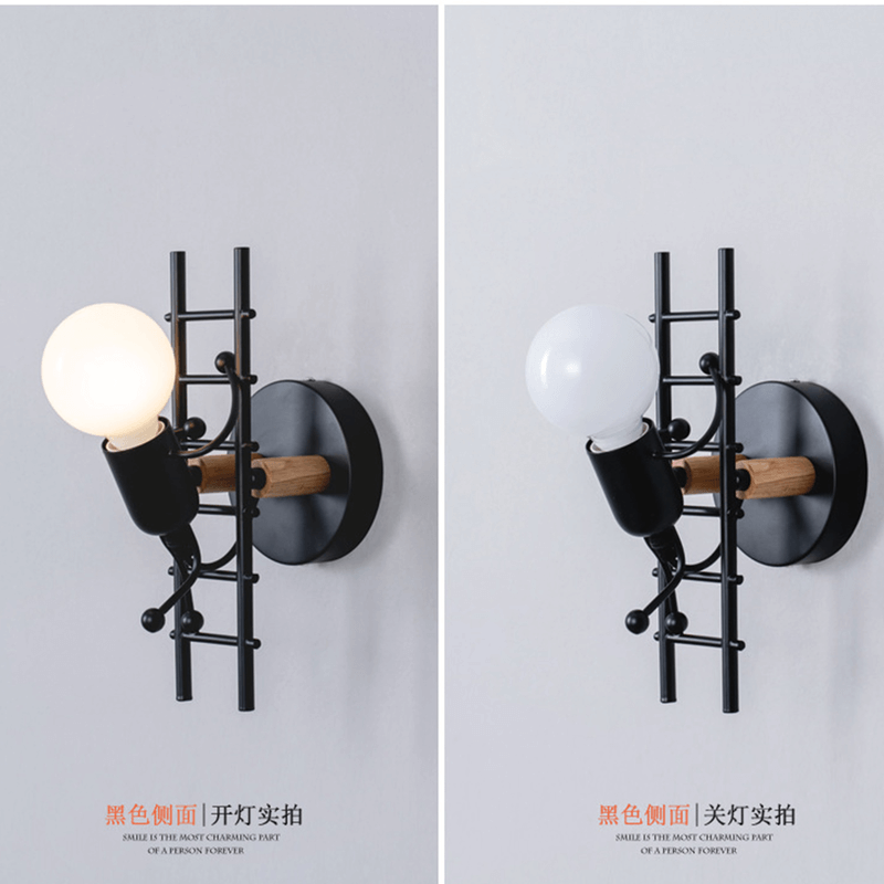 Little man bulb holder