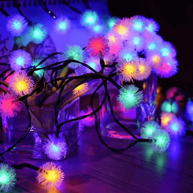 Dandelion solar fairy light