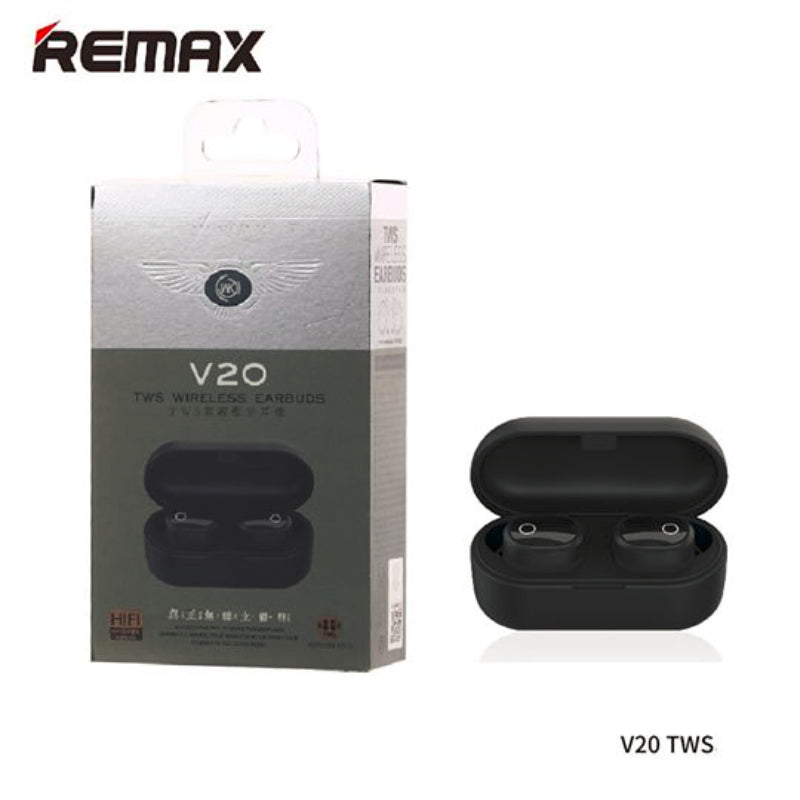 Remax wk tws v20 air dots bluetooth with charging dock