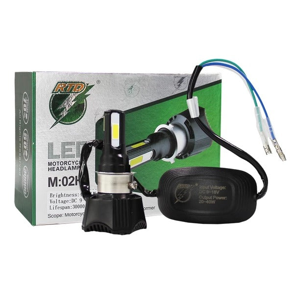 Motorcycle led headlight 40w 4400lm rtd m02h