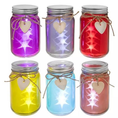 Star mini led jar