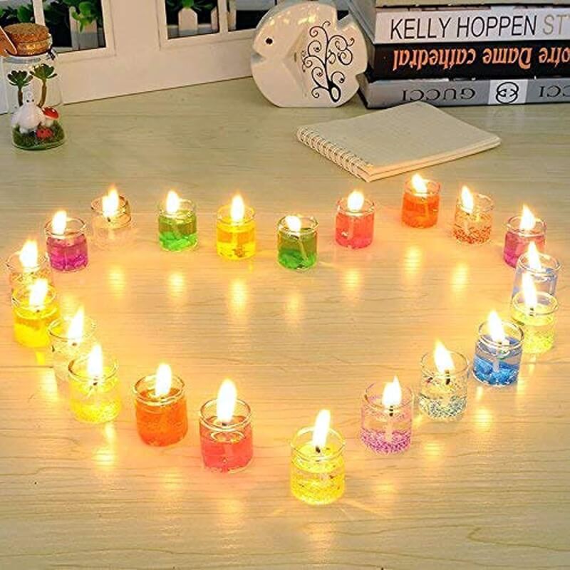 Wax candles 6 pcs