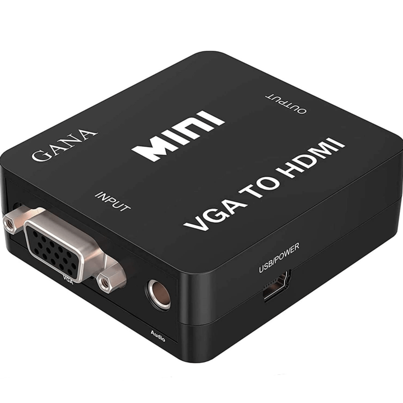 Mini vga to hdmi converter for audio video